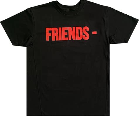 Buy Vlone Friends T Shirt Blackred 1020 1ss210103fts Bkrd Goat