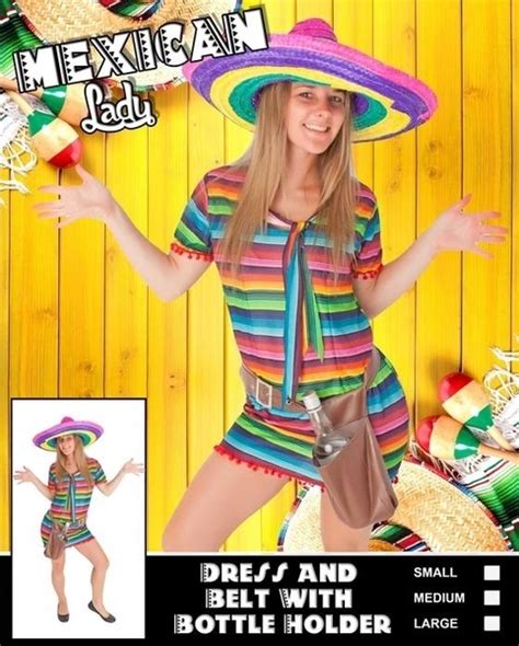adult mexican lady costume small pk 1 shop 10 000 party products online or in store