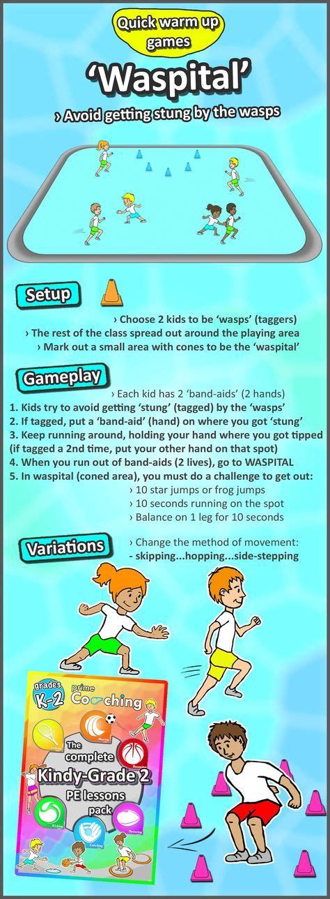 That is the fastest way to turn a kid off anything. 6 FREE Kindergarten - Grade 2 PE Sport lesson Tip & Tag ...