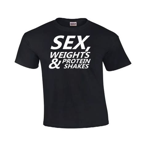 Protein Shakes Funny T Shirt Bodybuilder Gymer Workout Unisex Tshirt
