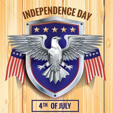 Fourth Of July Independence Day Poster Vector Image 1535465