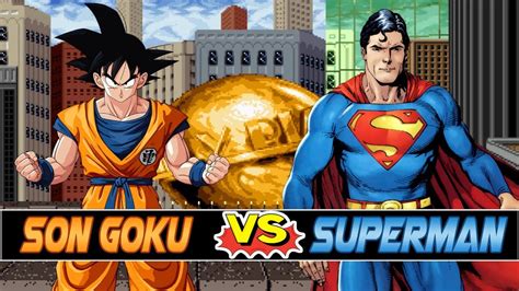 I hope you like it! M.U.G.E.N. | Son Goku vs Superman | Dragon Ball Z vs DC ...
