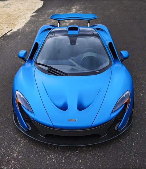 But even despite the revolution that carbon fiber. McLaren P1 painted in Satin Cerulean Blue w/ exposed ...