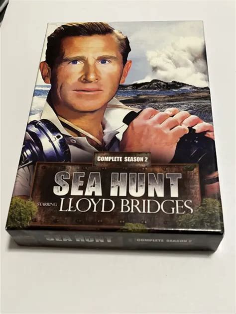 Sea Hunt Complete Season 2 Dvd 5 Disc Box Set Lloyd Bridges Htf Rare