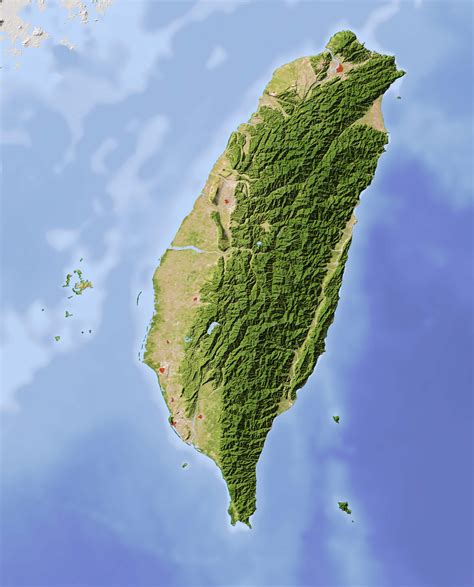 Taiwan Map Guide Of The World