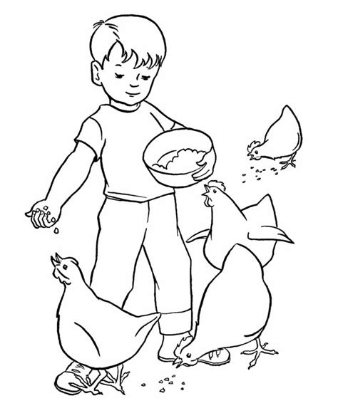 See more ideas about farmer boy, farmer, homeschool study. Farm Work and Chores Coloring Pages | Printable Boy ...