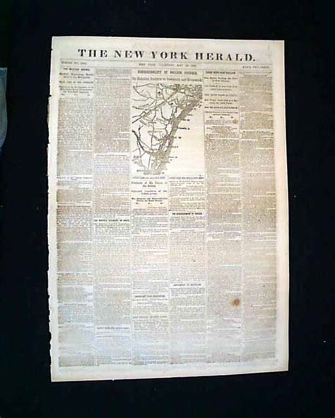 1862 Civil War Map Darien Ga