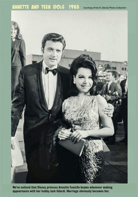 Annette Funicello And Her Husband Jack Gilardi Mouseketeer Hollywood Couples Annette Funicello