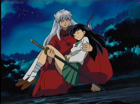 Inuyasha Carrying Unconscious Kagome In His Arms Inuyasha Kagome And