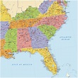 Map Of Southeast Us