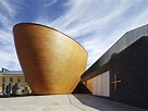 Curved Wooden Kamppi Chapel of Silence Provides Quiet Sanctuary in Helsinki
