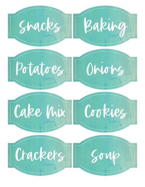 Free Printable Pantry Labels The Diy Mommy