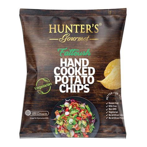 Hunters Gourmet Hand Cooked Potato Chips Fattoush 25gm