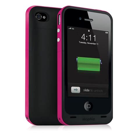 Mophie Juice Pack Plus For Iphone 44s 2000mah Magenta