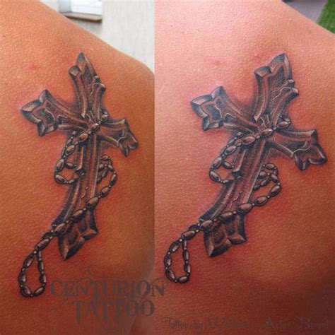 In Loving Memory Cross Tattoos Designs