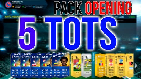 Pack Opening 5 Tots Youtube