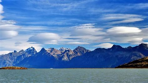 Amazing Cloud Sky Patagonia Argentina Stock Photo Image Of