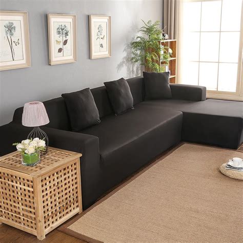 Corner sofa 2021, 5 corner sofa designs to affect the look and function of your living room, your small living room needs innovative sofa designs that combine durability, functionality, stylish look, and. WALFRONT Polyester 3+2 Seat Corner Sofa Cover L Shape ...