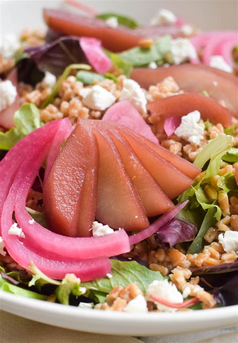 Farro Salad Pears West Of The Loop