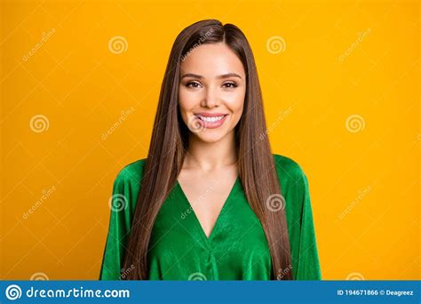 Close Up Portrait Of Her She Nice Looking Attractive Lovely Lovable Pretty Cute Fashionable