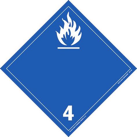 X Class Flammable Solids Paper Labels Rl Label Supply Warehouse
