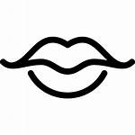 Lips Icon Woman Icons Mouth Makeup Vector