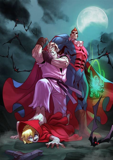 Street Fighter X Darkstalkers Dan X Demitri By Zecarlosdeviantart