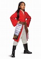Mulan Deluxe Hero Red Girl's Costume