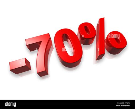 70 Seventy Percent Stock Photo Alamy