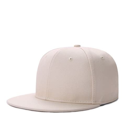 Wholesale Nice Quality Metal Sports Caps Custom Logo Blank Hip Hop Hat Plain Flat Brim Snapback