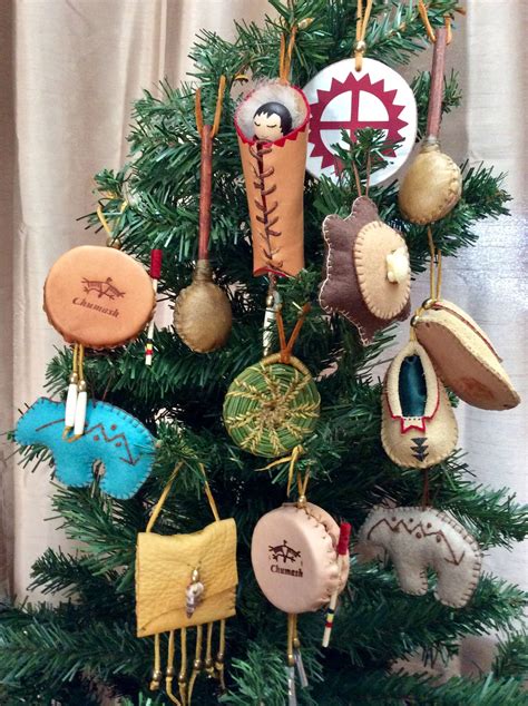 Native American Christmas Tree Ornaments All Hand Crafted Native