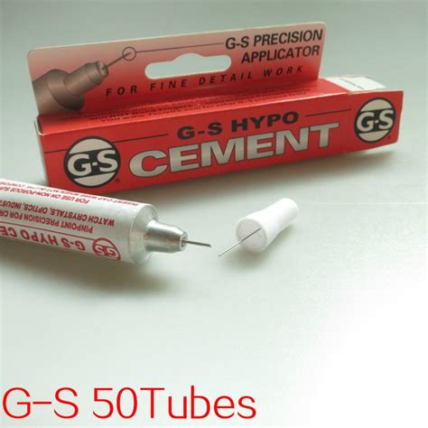 Wholesalers 50 Tubes G S Hypo Cement Glue 9ml/pc Fabric Craft Jewelry