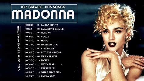 Madonna Greatest Hits Madonna Greatest Hits Full Album Youtube