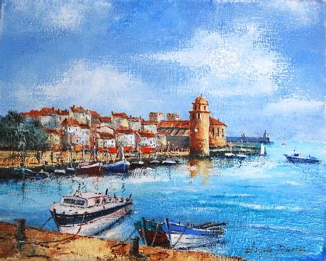 Collioure F Peinture Par Claude Mourier Artmajeur