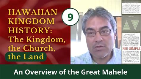 9 An Overview Of The Great Mahele Hawaiian Kingdom History Youtube