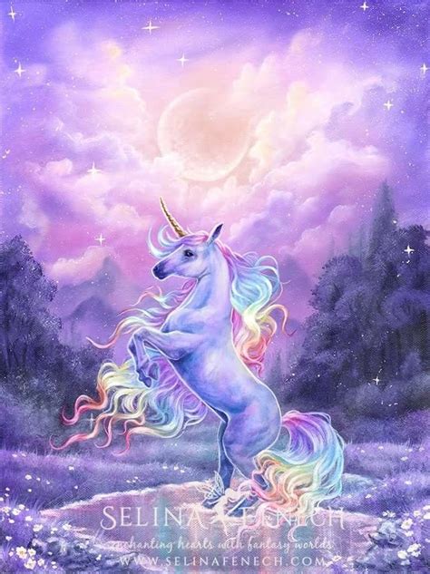 Rainbow Dreams By Selina Fenech Unicorn Artwork Unicorn Painting