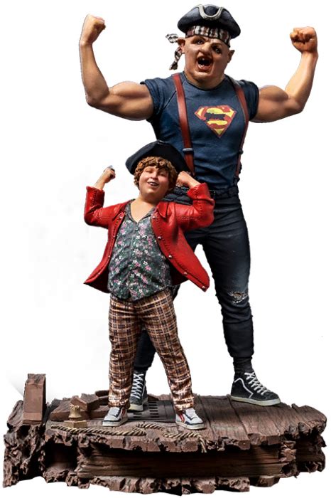 The Goonies Sloth And Chunk 110th Scale Statue By Iron Studios