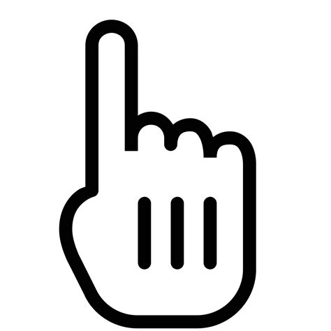 Computer Icons Pointer The Finger Clip Art Hand Cursor Png Download
