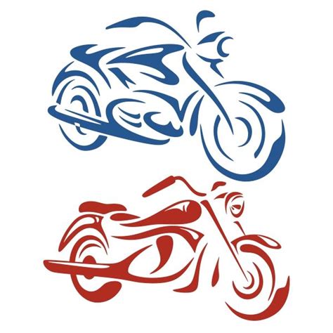 Pin By Cuttabledesigns On Transportation Motorcycle Clipart Stencil