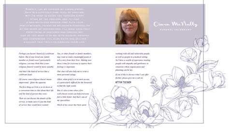 Ciara McNulty Funeral Celebrant | Bridging The Gap