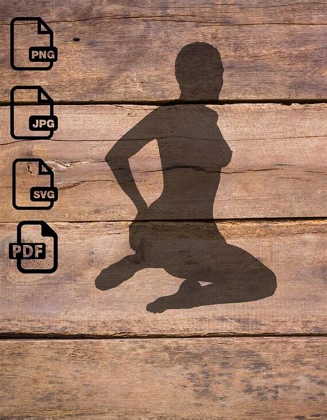 Sexy Woman Svg Silhouette Clip Art For T Shirts Mugs And More Etsy