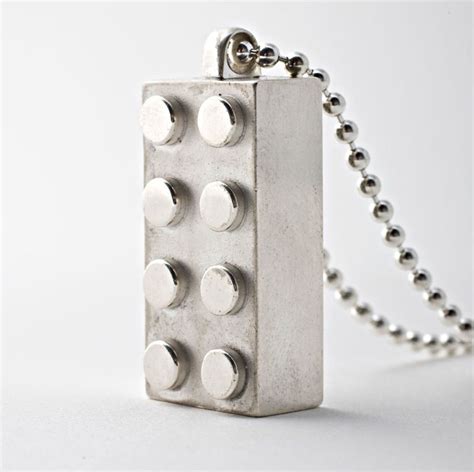 Great Idea Brick Necklace Lego Jewelry Mens Jewelry Symbolic Jewelry