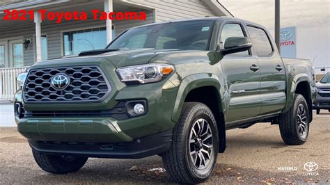 2021 Toyota Tacoma Trd Sport Premium Package In Army Green Youtube
