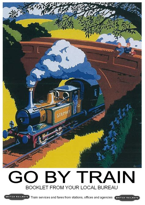 Go By Train British Railways Posters Uk Train Posters Railway
