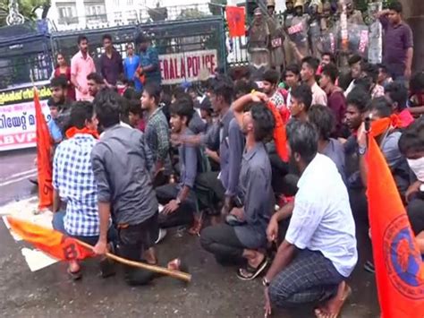 Kerala Abvp Holds Protest March Demanding Justice For Walayar Sexual