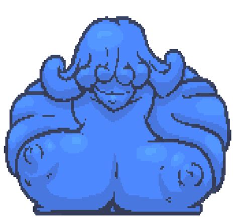 Rule 34 Animated Colored Fungi Fungisson King Slime Terraria Large Breasts Long Hair Monster