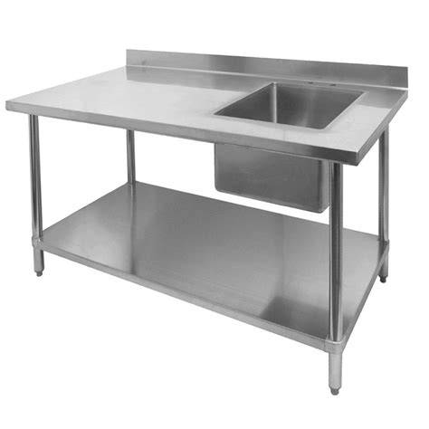 Single, double ,triple layer for option 2.detachable feet for explore a mammoth range of premium stainless steel kitchen table at alibaba.com to meet the requirements of commercial kitchens and serve a. Stainless Steel Prep Tables - GSW