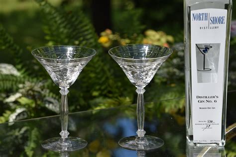 reserved for precious sold vintage etched art deco cocktail martini set of 4 tiffin