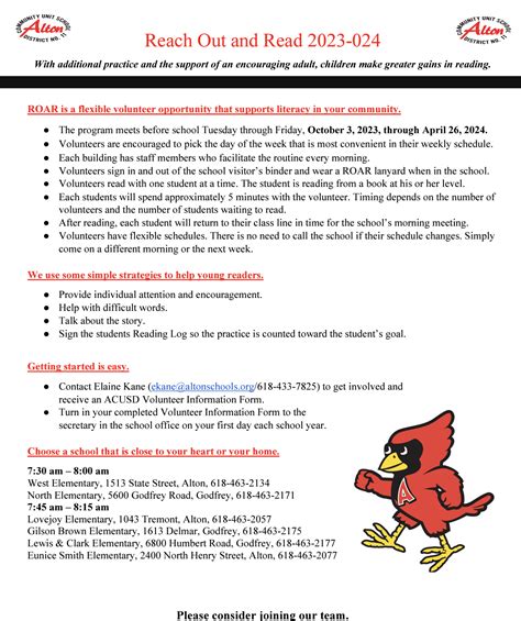 Alton School District Roar Program