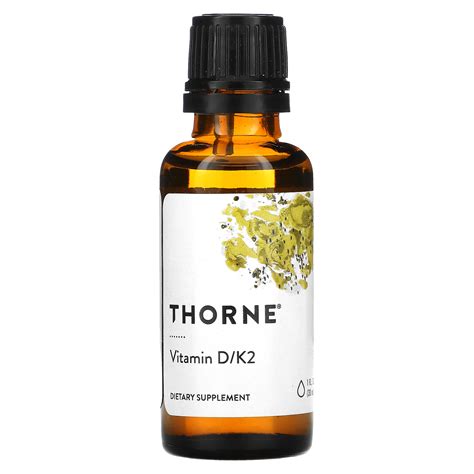 Thorne Research Vitamin Dk2 1 Fl Oz 30 Ml Iherb